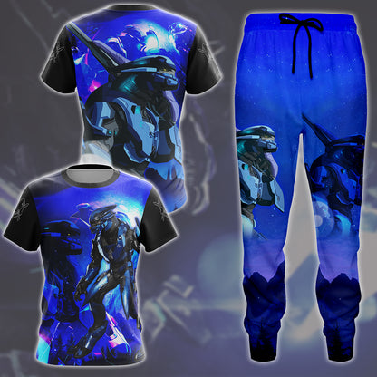 Halo Sangheili (Elite) Video Game All Over Printed T-shirt Tank Top Zip Hoodie Pullover Hoodie Hawaiian Shirt Beach Shorts Joggers