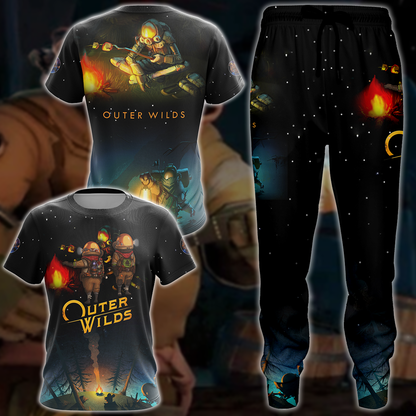 Outer Wilds Video Game 3D All Over Printed T-shirt Tank Top Zip Hoodie Pullover Hoodie Hawaiian Shirt Beach Shorts Jogger