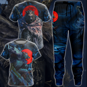 Elden Ring Blaidd Video Game 3D All Over Print T-shirt Tank Top Zip Hoodie Pullover Hoodie Hawaiian Shirt Beach Shorts Jogger   