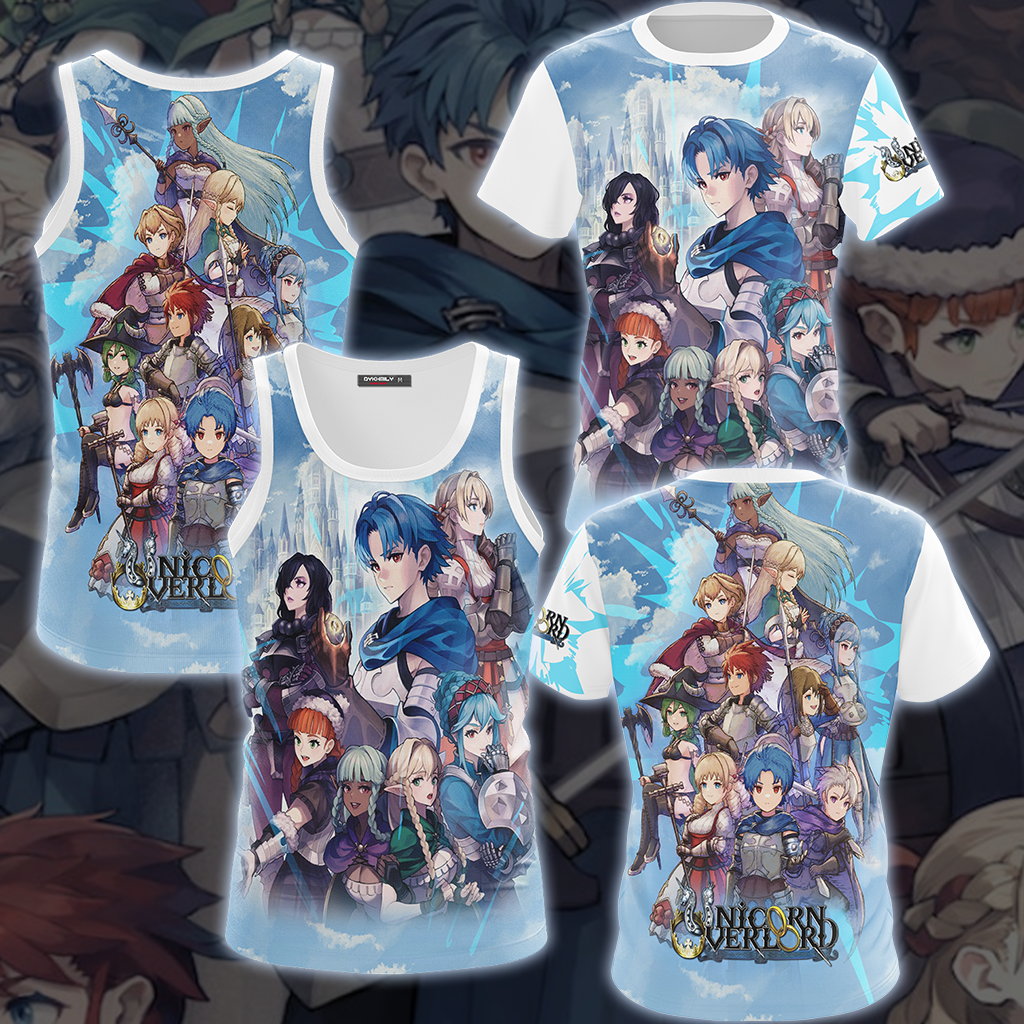 Unicorn Overlord Video Game All Over Printed T-shirt Tank Top Zip Hoodie Pullover Hoodie Hawaiian Shirt Beach Shorts Joggers