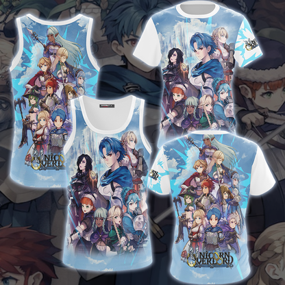 Unicorn Overlord Video Game All Over Printed T-shirt Tank Top Zip Hoodie Pullover Hoodie Hawaiian Shirt Beach Shorts Joggers