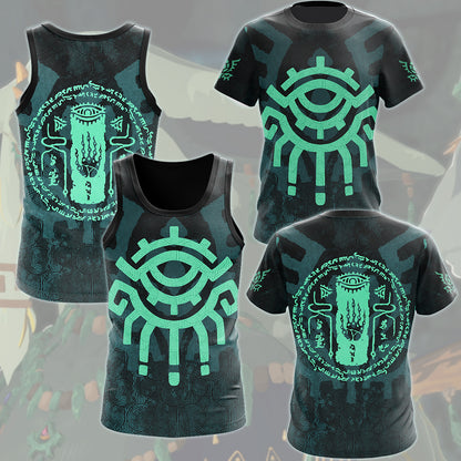 The Legend of Zelda The Zonai Video Game All Over Printed T-shirt Tank Top Zip Hoodie Pullover Hoodie Hawaiian Shirt Beach Shorts Joggers