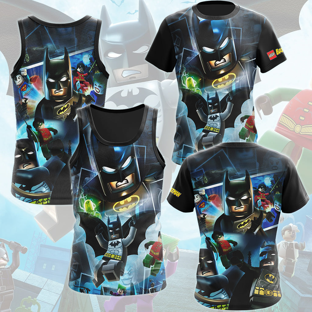 LEGO Batman: The Videogame Video Game All Over Printed T-shirt Tank Top Zip Hoodie Pullover Hoodie Hawaiian Shirt Beach Shorts Joggers