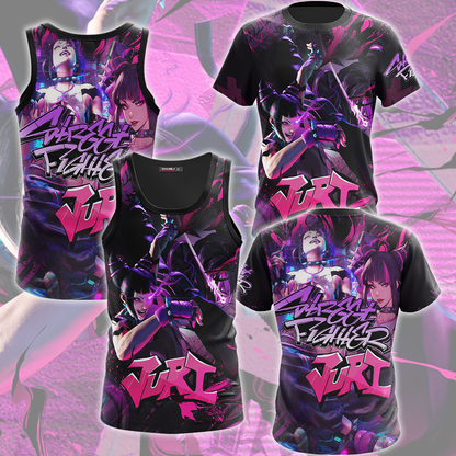 Street Fighter 6 Juri Video Game All Over Printed T-shirt Tank Top Zip Hoodie Pullover Hoodie Hawaiian Shirt Beach Shorts Joggers