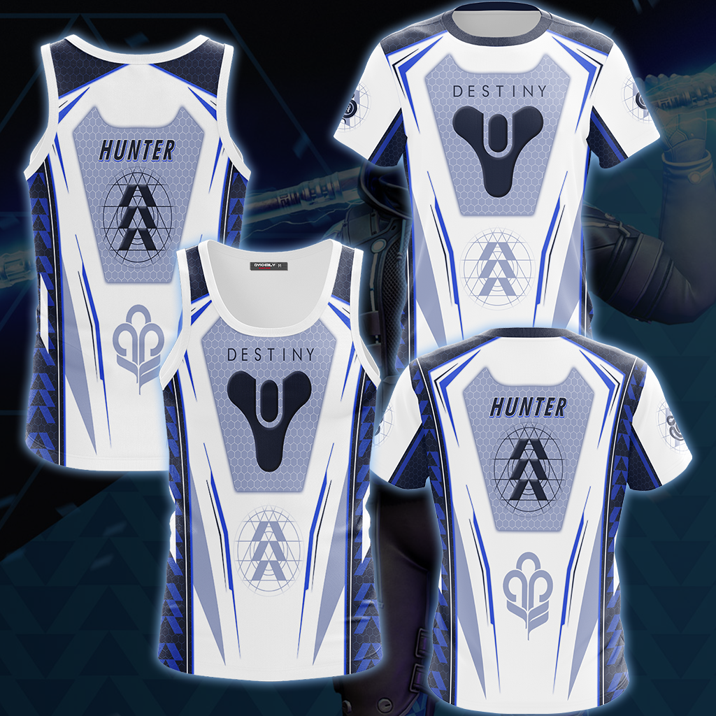 Destiny Hunter Video Game All Over Printed T-shirt Tank Top Zip Hoodie Pullover Hoodie Hawaiian Shirt Beach Shorts Joggers