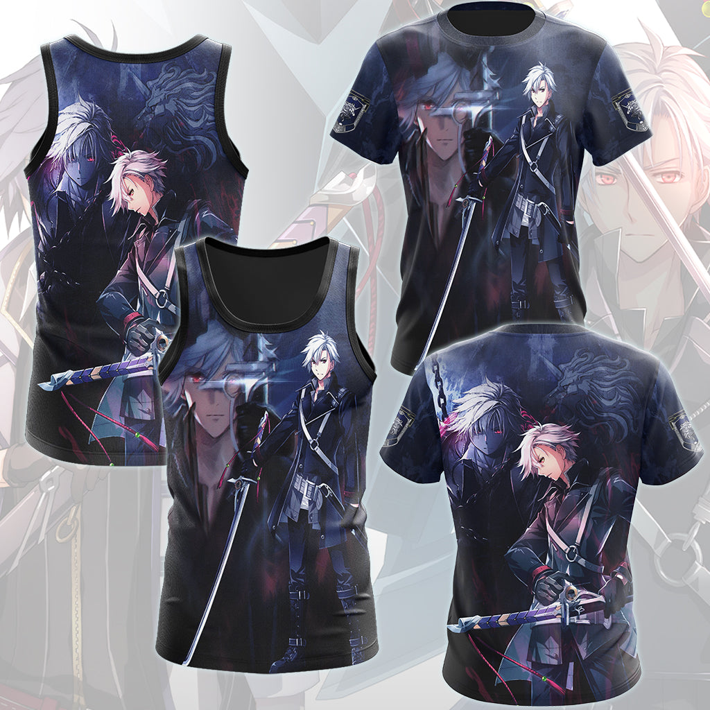 The Legend of Heroes: Trails of Cold Steel IV Rean Schwarzer Video Game All Over Printed T-shirt Tank Top Zip Hoodie Pullover Hoodie Hawaiian Shirt Beach Shorts Joggers