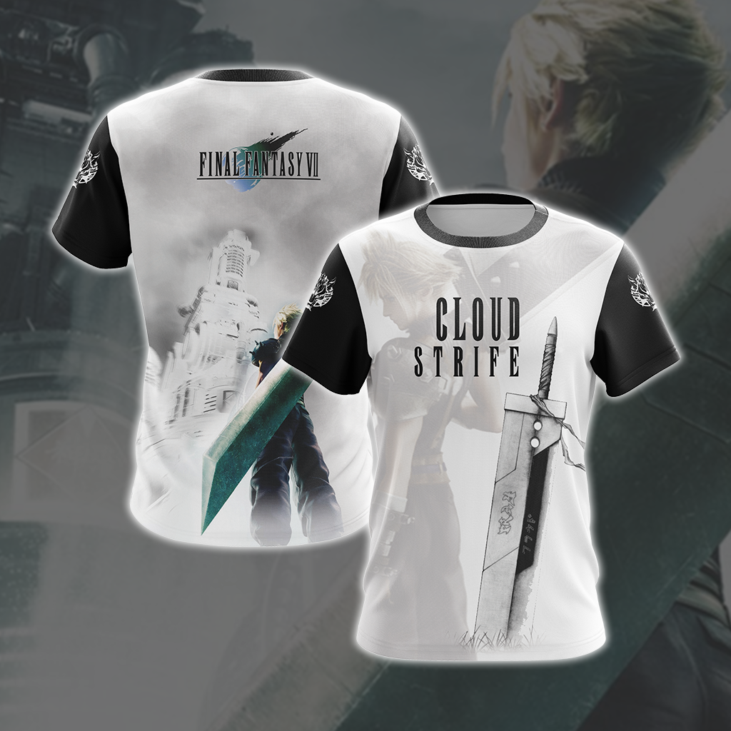 Final Fantasy VII - Cloud Strife Unisex 3D T-shirt T-shirt