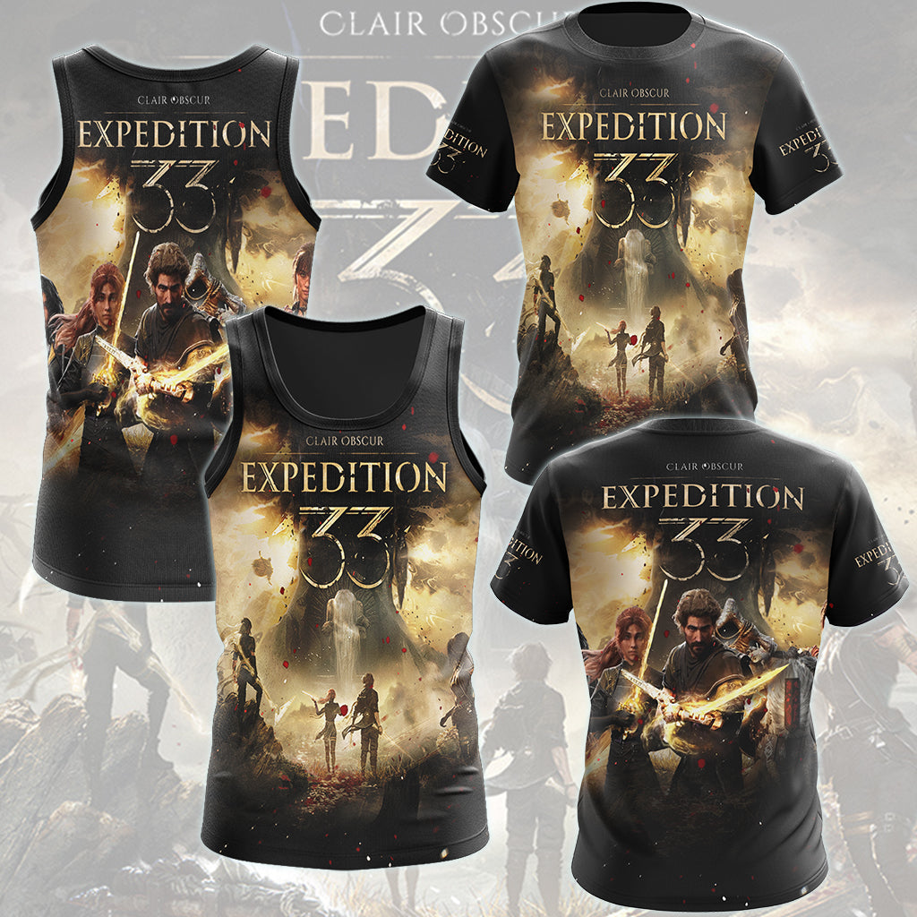 Clair Obscur: Expedition 33 Video Game All Over Printed T-shirt Tank Top Zip Hoodie Pullover Hoodie Hawaiian Shirt Beach Shorts Joggers