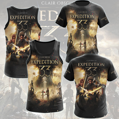 Clair Obscur: Expedition 33 Video Game All Over Printed T-shirt Tank Top Zip Hoodie Pullover Hoodie Hawaiian Shirt Beach Shorts Joggers
