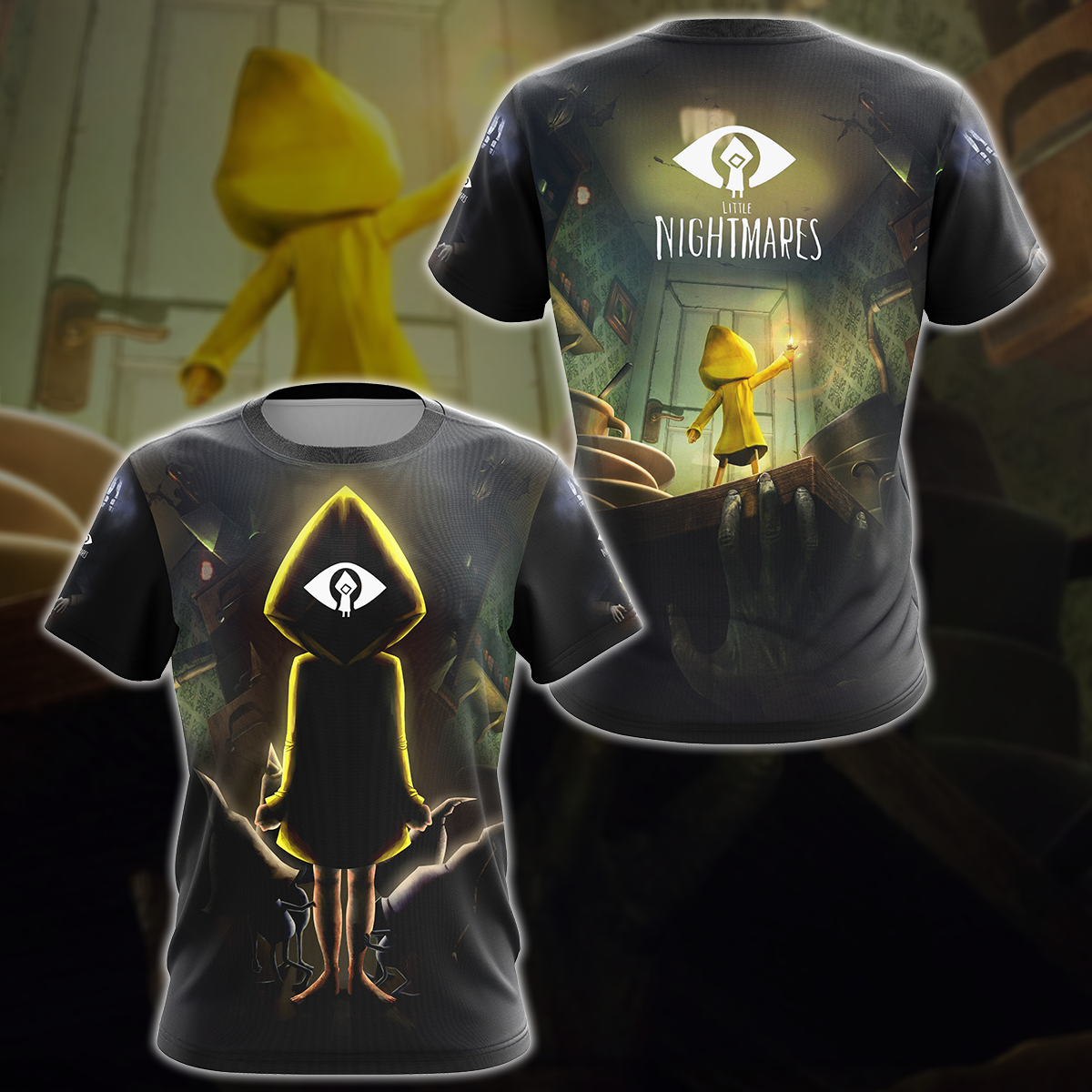 Little Nightmares Video Game 3D All Over Printed T-shirt Tank Top Zip Hoodie Pullover Hoodie Hawaiian Shirt Beach Shorts Jogger T-shirt