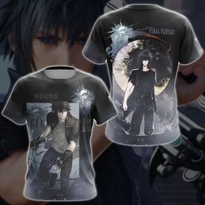 Final Fantasy XV Noctis Video Game 3D All Over Print T-shirt Tank Top Zip Hoodie Pullover Hoodie Hawaiian Shirt Beach Shorts Jogger T-shirt S 