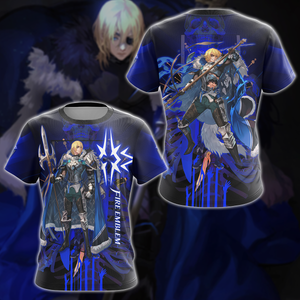 Fire Emblem Dimitri Video Game 3D All Over Printed T-shirt Tank Top Zip Hoodie Pullover Hoodie Hawaiian Shirt Beach Shorts Jogger T-shirt S 