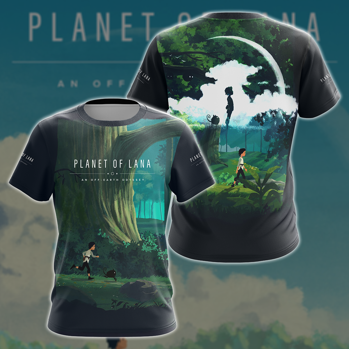 Planet of Lana Video Game 3D All Over Printed T-shirt Tank Top Zip Hoodie Pullover Hoodie Hawaiian Shirt Beach Shorts Jogger T-shirt