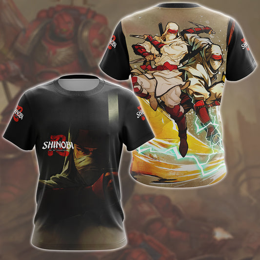 Shinobi: Art of Vengeance Video Game All Over Printed T-shirt Tank Top Zip Hoodie Pullover Hoodie Hawaiian Shirt Beach Shorts Joggers T-shirt
