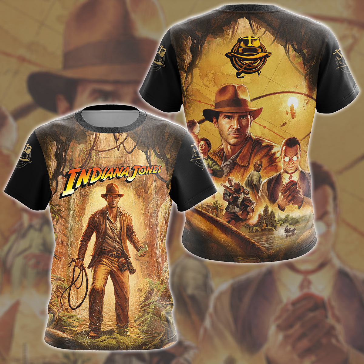 Indiana Jones and the Great Circle Video Game All Over Printed T-shirt Tank Top Zip Hoodie Pullover Hoodie Hawaiian Shirt Beach Shorts Joggers T-shirt