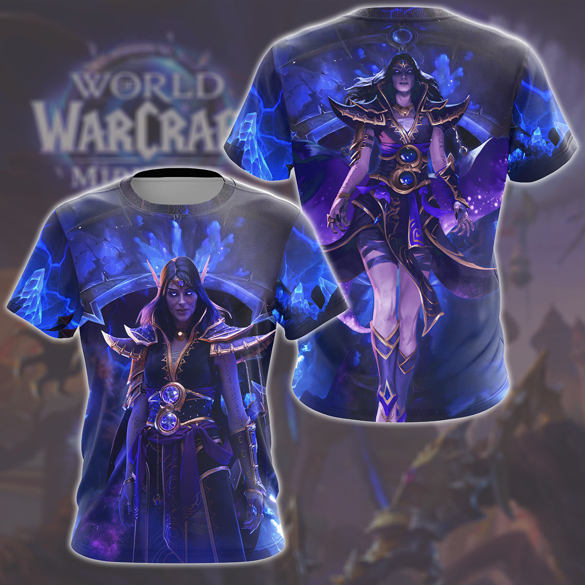 World of Warcraft: Midnight Video Game All Over Printed T-shirt Tank Top Zip Hoodie Pullover Hoodie Hawaiian Shirt Beach Shorts Joggers