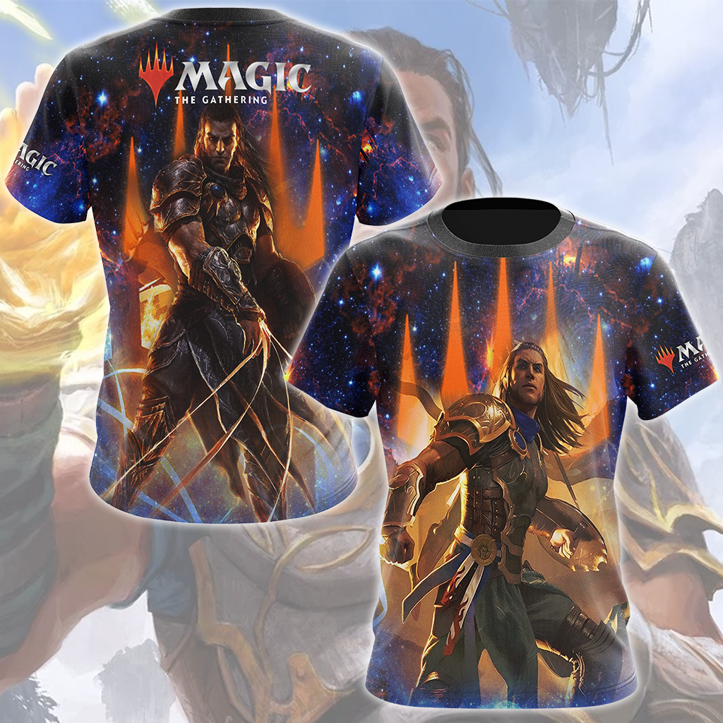 Magic: The Gathering Gideon Jura Video Game All Over Printed T-shirt Tank Top Zip Hoodie Pullover Hoodie Hawaiian Shirt Beach Shorts Joggers