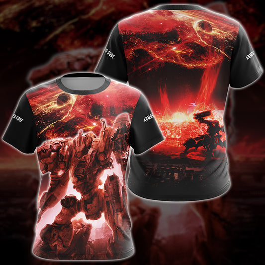 Armored Core Video Game All-Over T-shirt Hoodie Tank Top Hawaiian Shirt Beach Shorts Joggers T-shirt