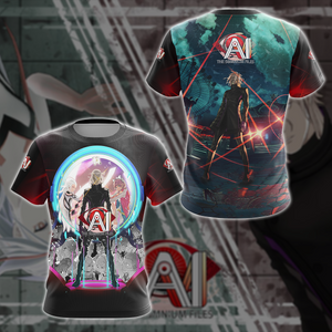 AI: The Somnium Files Video Game All Over Printed T-shirt Tank Top Zip Hoodie Pullover Hoodie Hawaiian Shirt Beach Shorts Joggers   