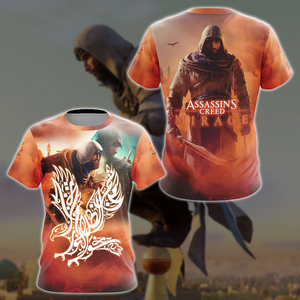 Assassin's Creed Mirage Video Game All Over Printed T-shirt Tank Top Zip Hoodie Pullover Hoodie Hawaiian Shirt Beach Shorts Joggers   