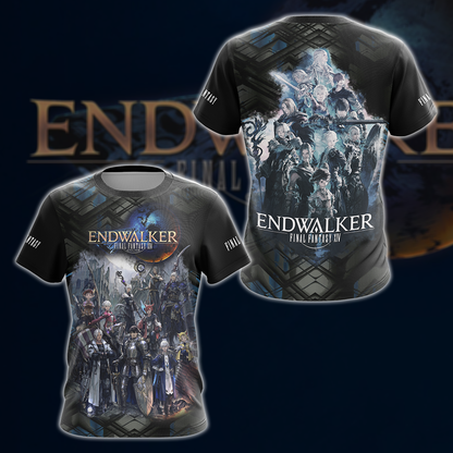Final Fantasy XIV: Endwalker Video Game 3D All Over Printed T-shirt Tank Top Zip Hoodie Pullover Hoodie Hawaiian Shirt Beach Shorts Jogger T-shirt