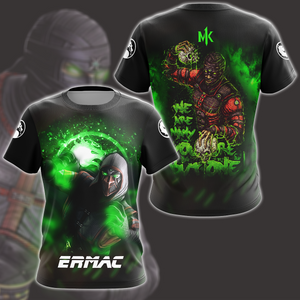 Mortal Kombat Ermac Video Game All Over Printed T-shirt Tank Top Zip Hoodie Pullover Hoodie Hawaiian Shirt Beach Shorts Joggers   