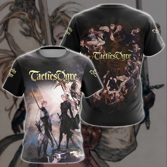 Tactics Ogre Video Game 3D All Over Printed T-shirt Tank Top Zip Hoodie Pullover Hoodie Hawaiian Shirt Beach Shorts Joggers T-shirt
