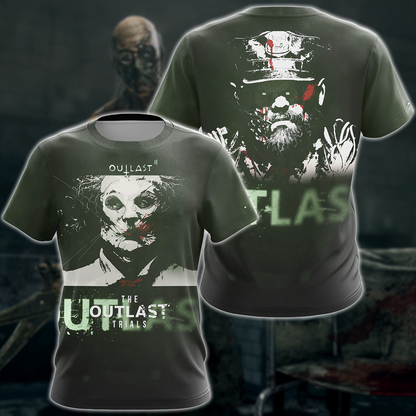 Outlast Video Game 3D All Over Print T-shirt Tank Top Zip Hoodie Pullover Hoodie Hawaiian Shirt Beach Shorts Jogger T-shirt