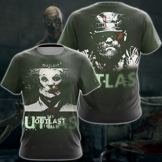 Outlast Video Game 3D All Over Print T-shirt Tank Top Zip Hoodie Pullover Hoodie Hawaiian Shirt Beach Shorts Jogger T-shirt