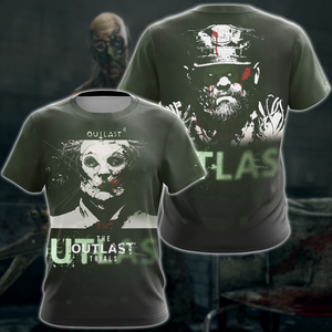 Outlast Video Game 3D All Over Print T-shirt Tank Top Zip Hoodie Pullover Hoodie Hawaiian Shirt Beach Shorts Jogger T-shirt S 