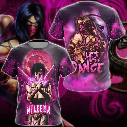 Mortal Kombat: Mileena 3D All Over Print T-shirt Tank Top Zip Hoodie Pullover Hoodie Hawaiian Shirt Beach Shorts Jogger T-shirt