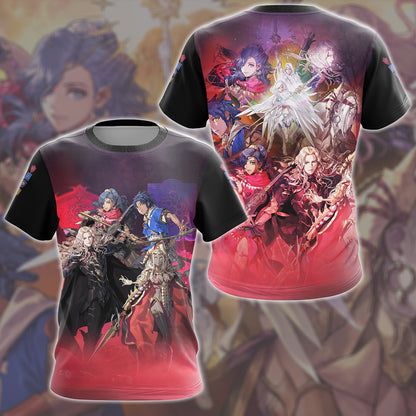 Fire Emblem: Fortune's Weave Video Game All Over Printed T-shirt Tank Top Zip Hoodie Pullover Hoodie Hawaiian Shirt Beach Shorts Joggers T-shirt