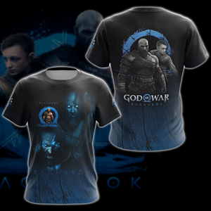 God of War Ragnarok Video Game 3D All Over Print T-shirt Tank Top Zip Hoodie Pullover Hoodie Hawaiian Shirt Beach Shorts Jogger T-shirt S 