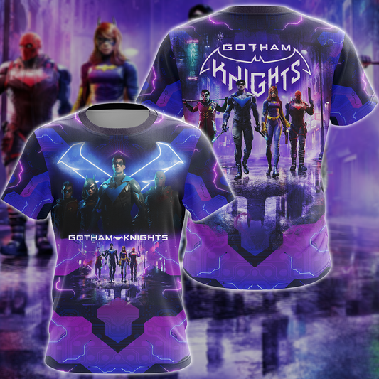 Gotham Knights 2022 Video Game 3D All Over Print T-shirt Tank Top Zip Hoodie Pullover Hoodie Hawaiian Shirt Beach Shorts Jogger T-shirt