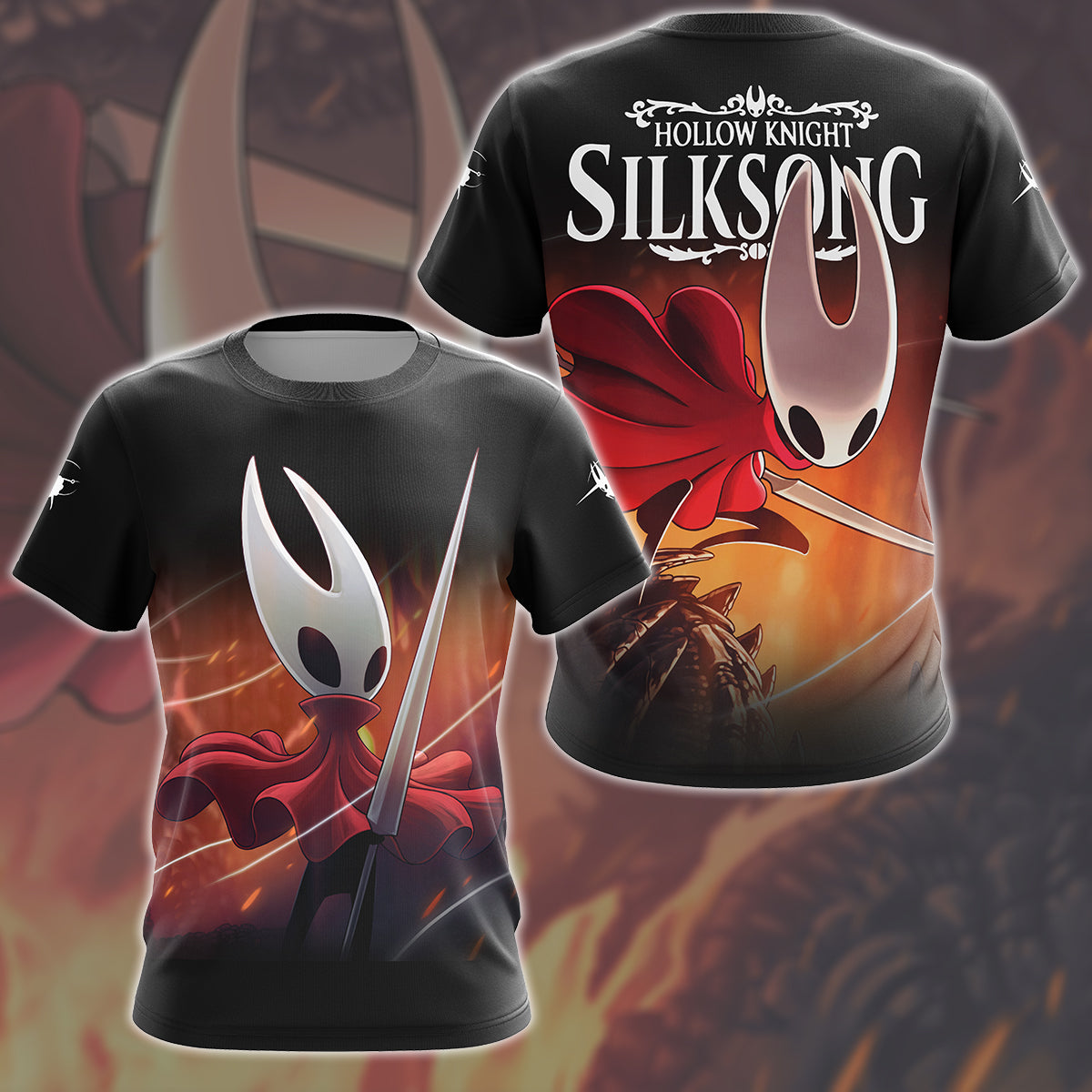 Hollow Knight: Silksong Video Game All Over Printed T-shirt Tank Top Zip Hoodie Pullover Hoodie Hawaiian Shirt Beach Shorts Joggers T-shirt