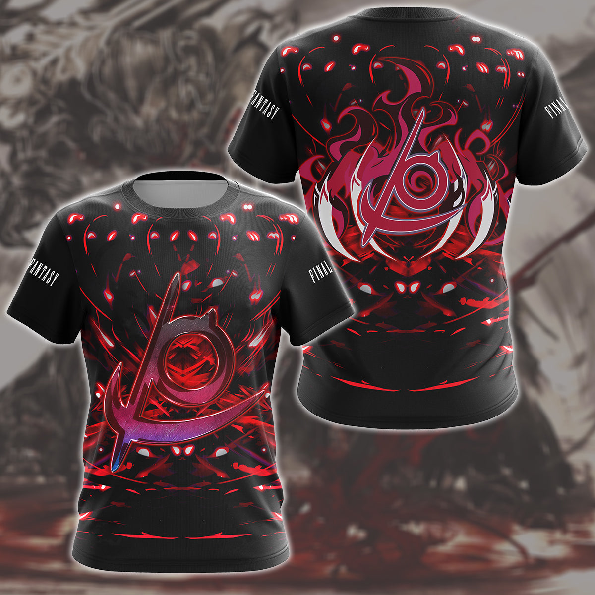 Final Fantasy Reaper Video Game All Over Printed T-shirt Tank Top Zip Hoodie Pullover Hoodie Hawaiian Shirt Beach Shorts Joggers T-shirt