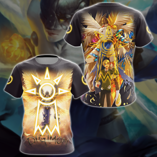 Digimon Video Game 3D All Over Printed T-shirt Tank Top Zip Hoodie Pullover Hoodie Hawaiian Shirt Beach Shorts Jogger T-shirt
