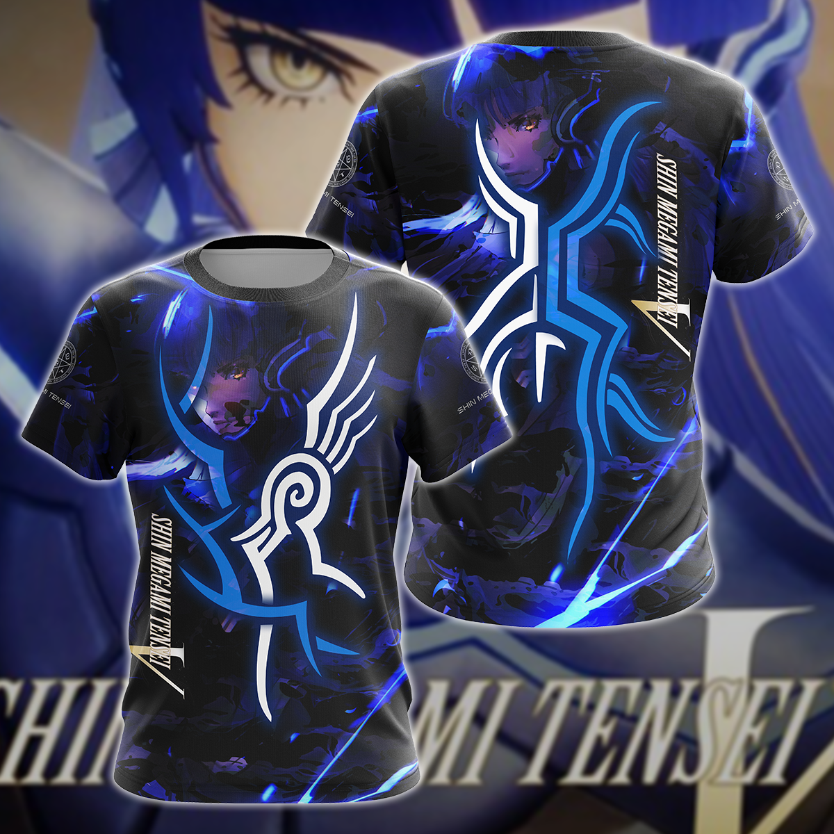 Shin Megami Tensei V 3D All Over Print T-shirt Tank Top Zip Hoodie Pullover Hoodie Hawaiian Shirt Beach Shorts Jogger T-shirt