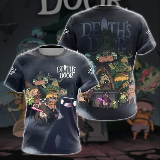 Death’s Door Video Game All-Over T-shirt Hoodie Tank Top Hawaiian Shirt Beach Shorts Joggers T-shirt