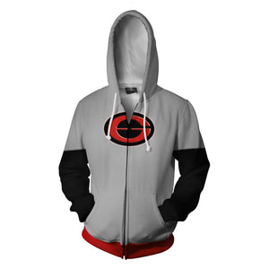 Incredible 2 Elastigirl New Suit Zip Up Hoodie   