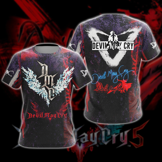 Devil May Cry All Over Print T-shirt Tank Top Zip Hoodie Pullover Hoodie Hawaiian Shirt T-shirt