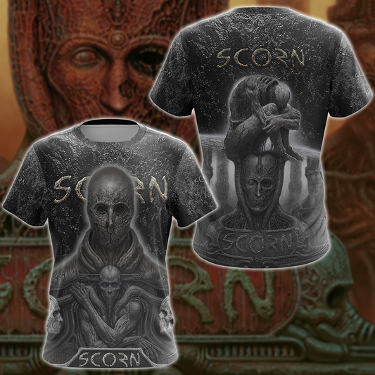 Scorn Video Game 3D All Over Print T-shirt Tank Top Zip Hoodie Pullover Hoodie Hawaiian Shirt Beach Shorts Jogger T-shirt