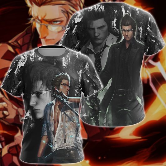 Final Fantasy XV Ignis Scientia Video Game 3D All Over Print T-shirt Tank Top Zip Hoodie Pullover Hoodie Hawaiian Shirt Beach Shorts Jogger T-shirt
