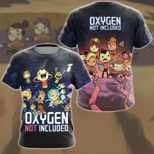 Oxygen not Included Video Game All Over Printed T-shirt Tank Top Zip Hoodie Pullover Hoodie Hawaiian Shirt Beach Shorts Joggers