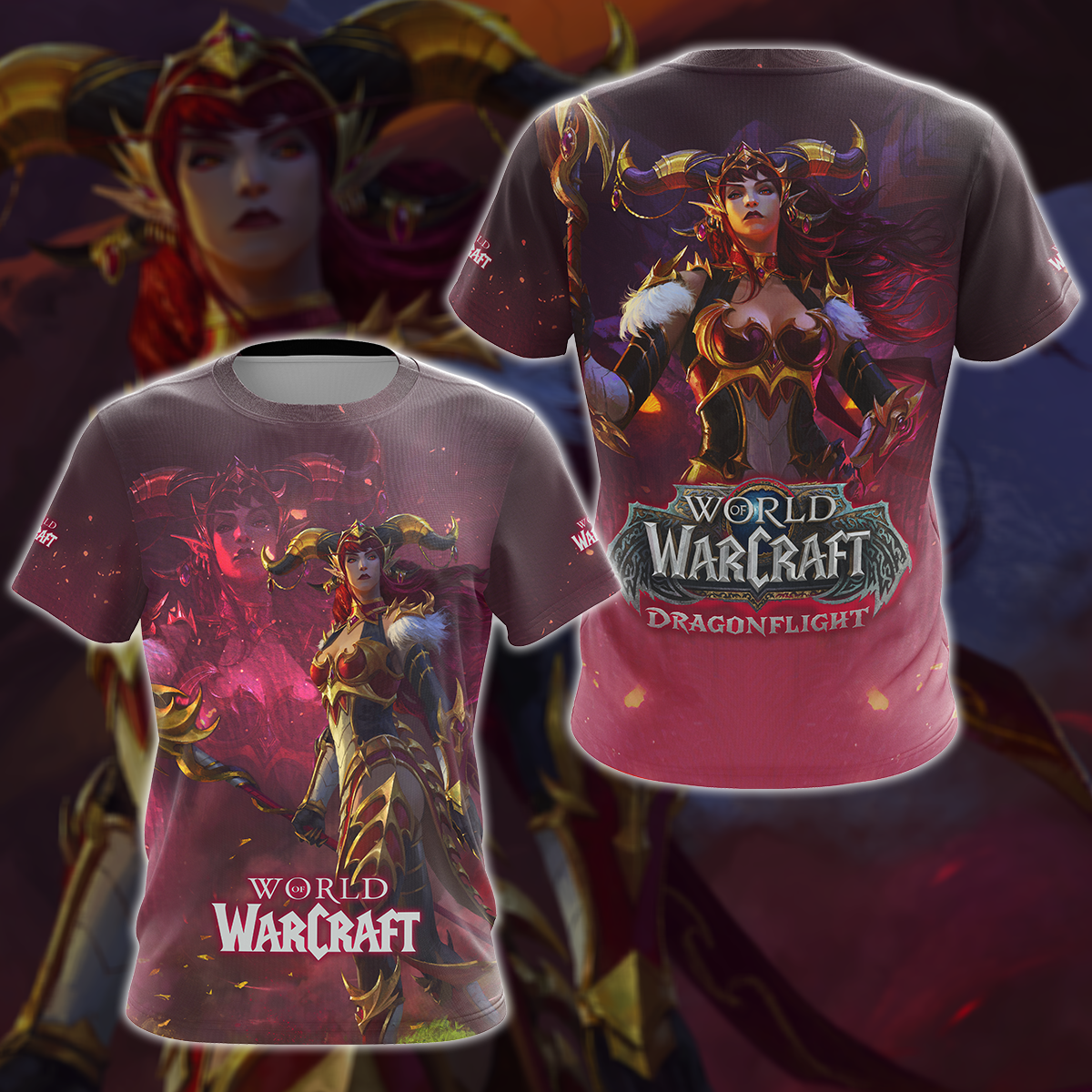 World of Warcraft: Dragonflight Video Game 3D All Over Printed T-shirt Tank Top Zip Hoodie Pullover Hoodie Hawaiian Shirt Beach Shorts Jogger T-shirt