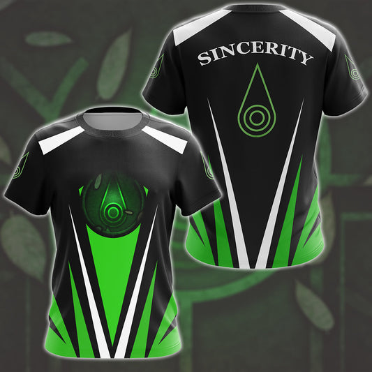 Digimon Crest Of Sincerity Video Game All Over Printed T-shirt Tank Top Zip Hoodie Pullover Hoodie Hawaiian Shirt Beach Shorts Joggers T-shirt