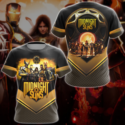 Midnight Suns Video Game 3D All Over Printed T-shirt Tank Top Zip Hoodie Pullover Hoodie Hawaiian Shirt Beach Shorts Jogger T-shirt