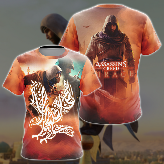 Assassin's Creed Mirage Video Game All Over Printed T-shirt Tank Top Zip Hoodie Pullover Hoodie Hawaiian Shirt Beach Shorts Joggers T-shirt