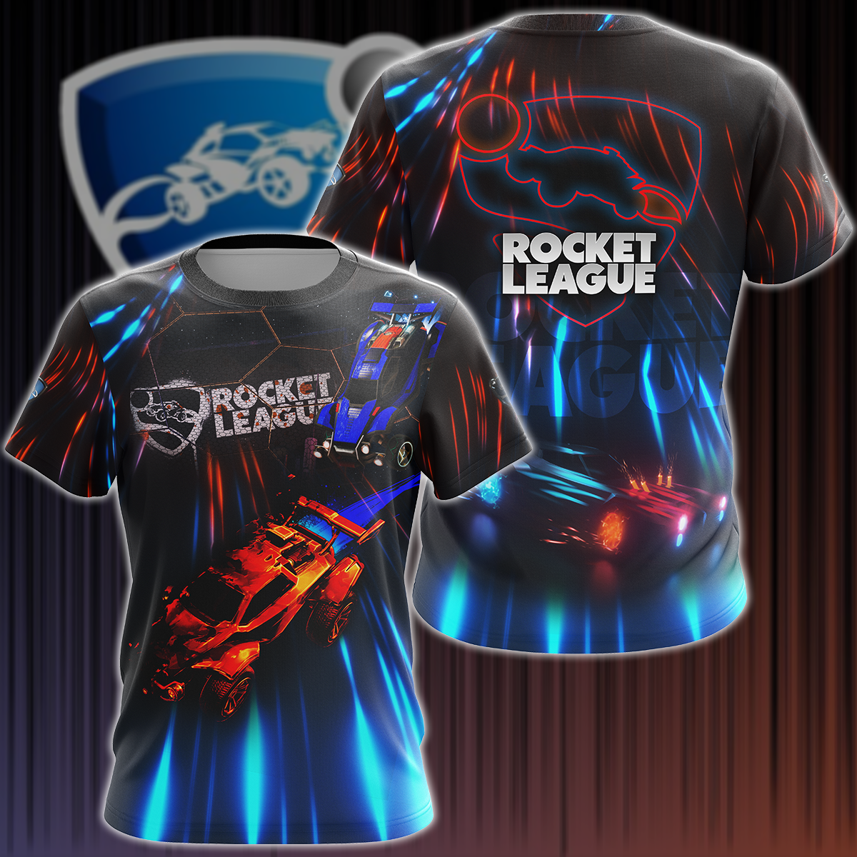 Rocket League Video Game 3D All Over Print T-shirt Tank Top Zip Hoodie Pullover Hoodie Hawaiian Shirt Beach Shorts Jogger T-shirt