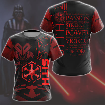 Star Wars Sith Code Unisex 3D T-shirt T-shirt